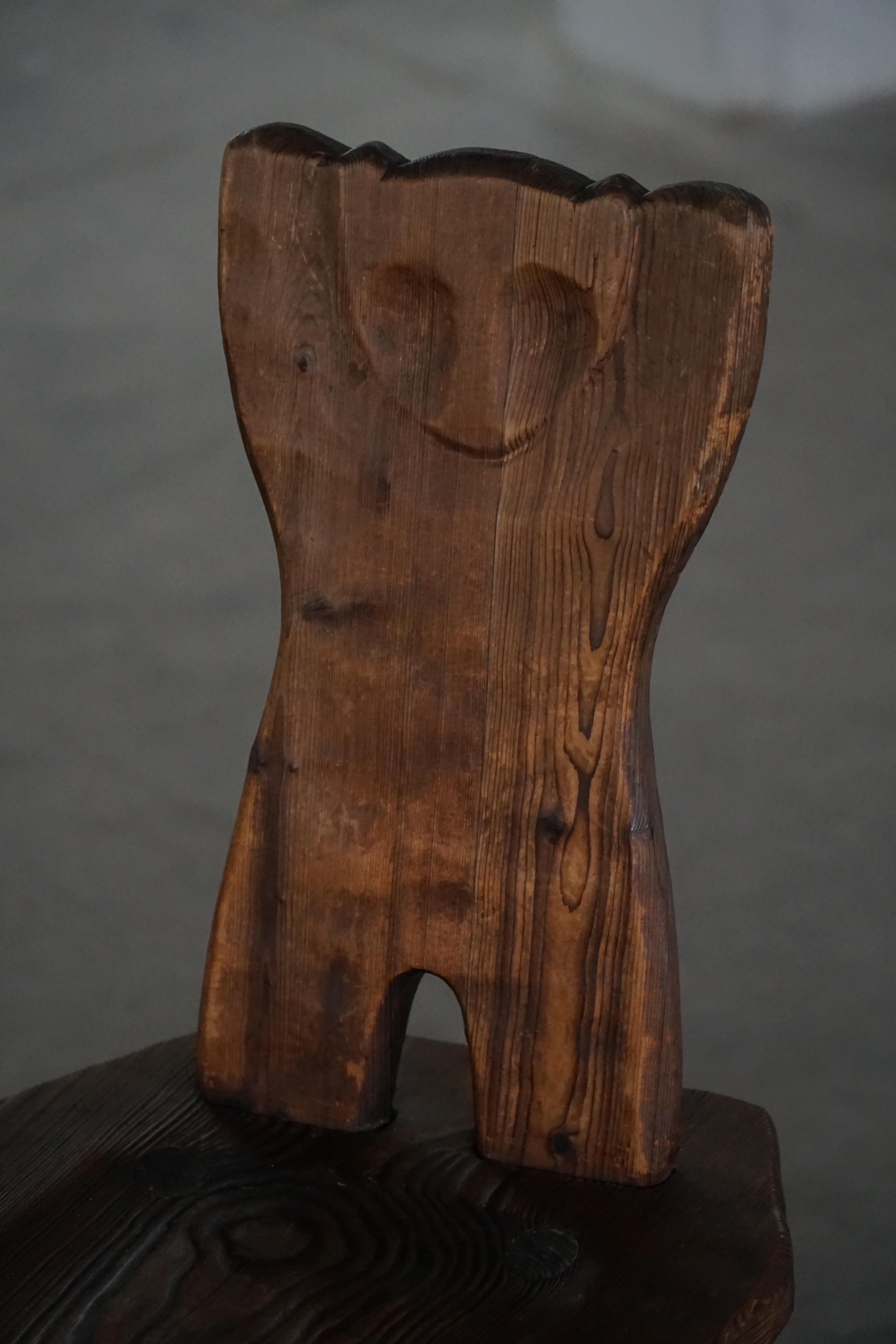 Suède, milieu du siècle, ensemble de 4 chaises 