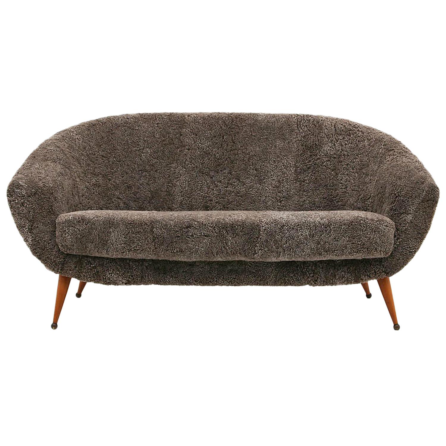 Swedish Midcentury Sofa Model "Tellus" by Folke Jansson for SM Wincrantz