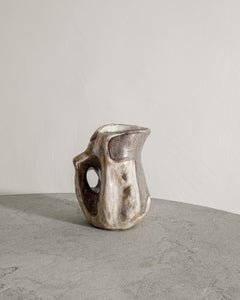 Swedish Mid Century Stoneware Pitcher by Hans Hedberg for Biot France, 1950s