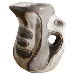 Pichet suédois en grès du milieu du siècle par Hans Hedberg pour Biot France, années 1950