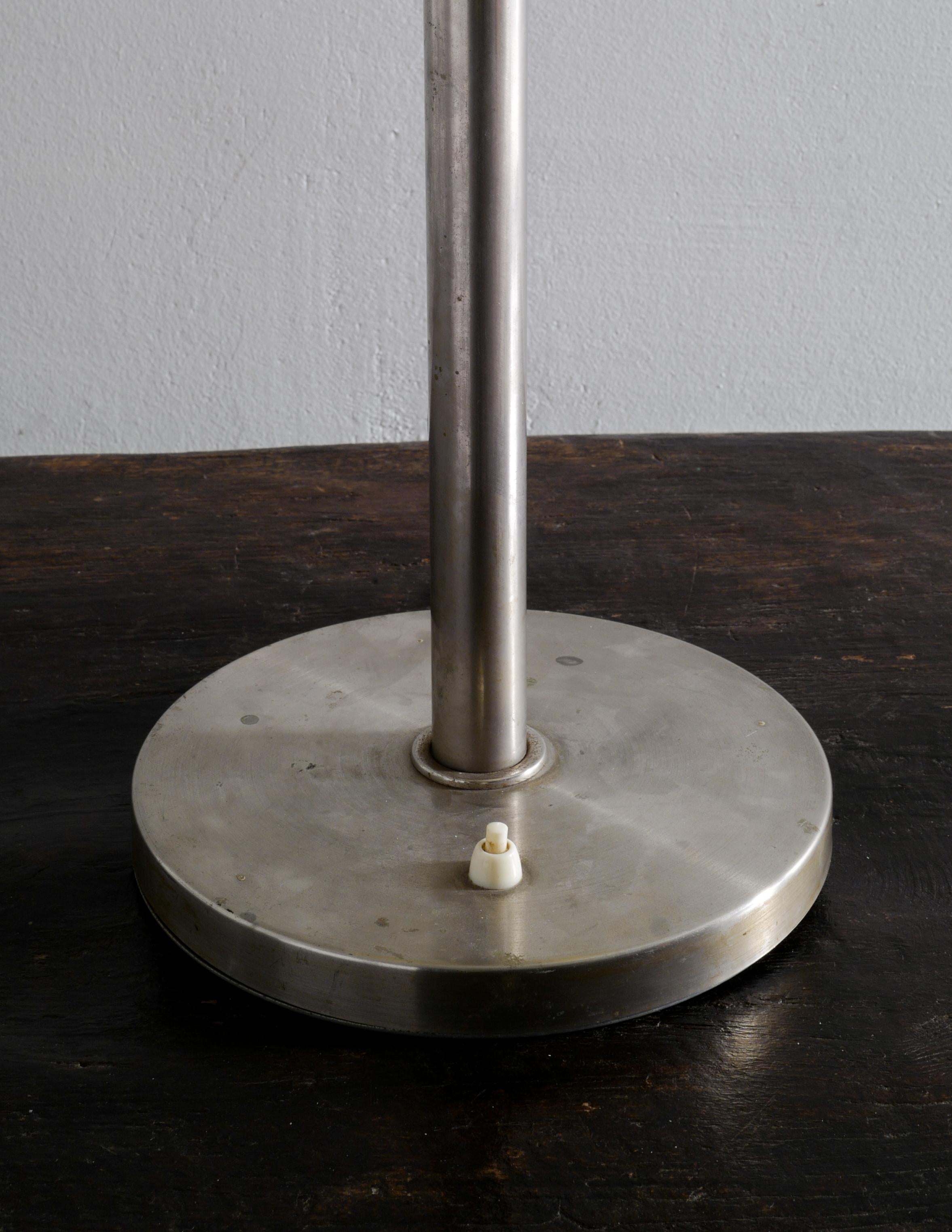 Mid-20th Century Swedish Mid Century Table Lamp in Brass Produced by Böhlmarks Sweden, 1960s For Sale