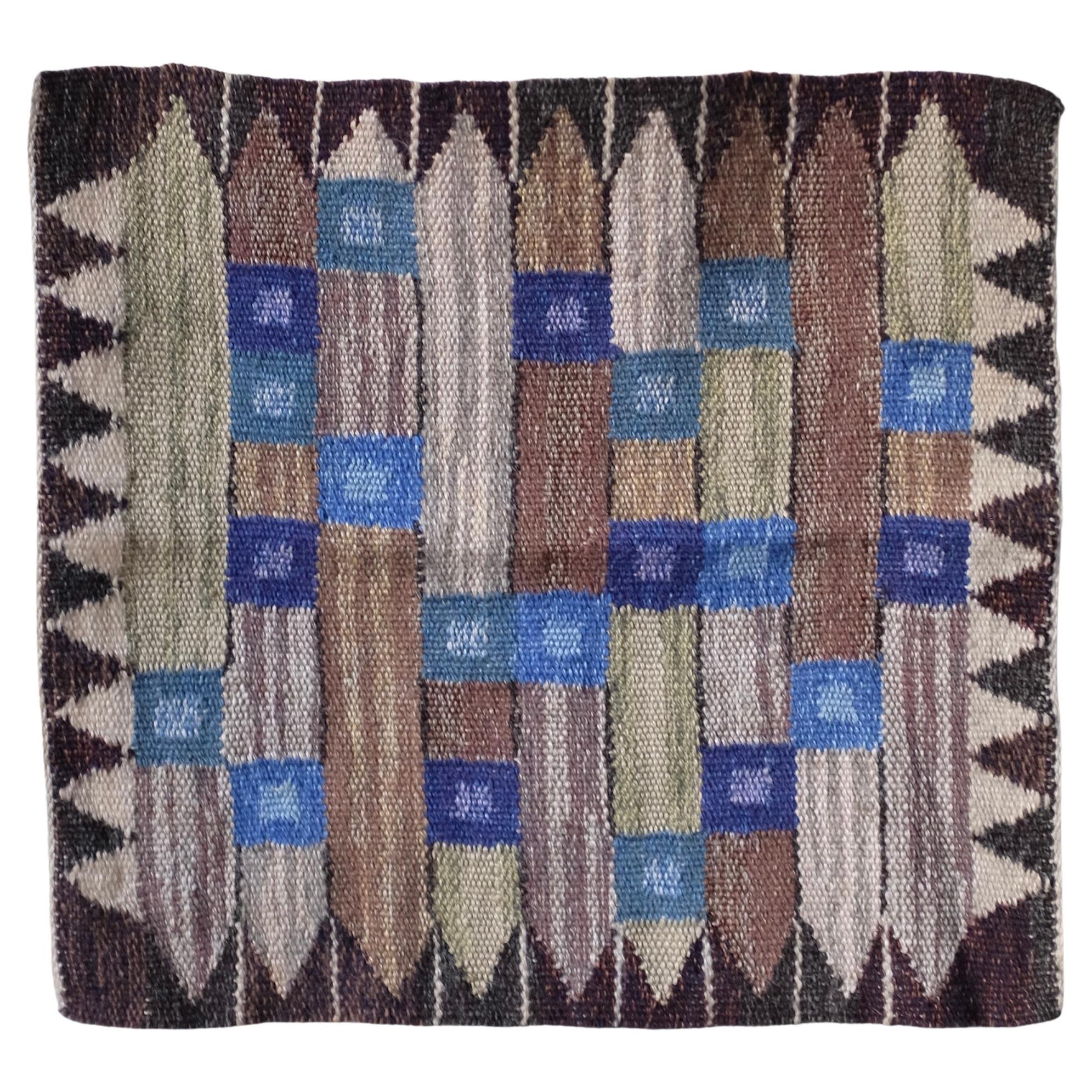 Swedish Mid-century Tapestry By Jönköpings Läns Hemslöjd For Sale