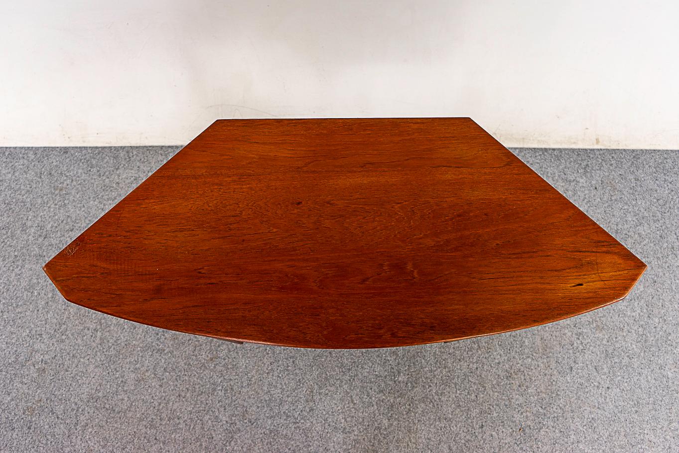 Scandinavian Modern Swedish Mid-Century Teak and Beech Vanity/Desk For Sale