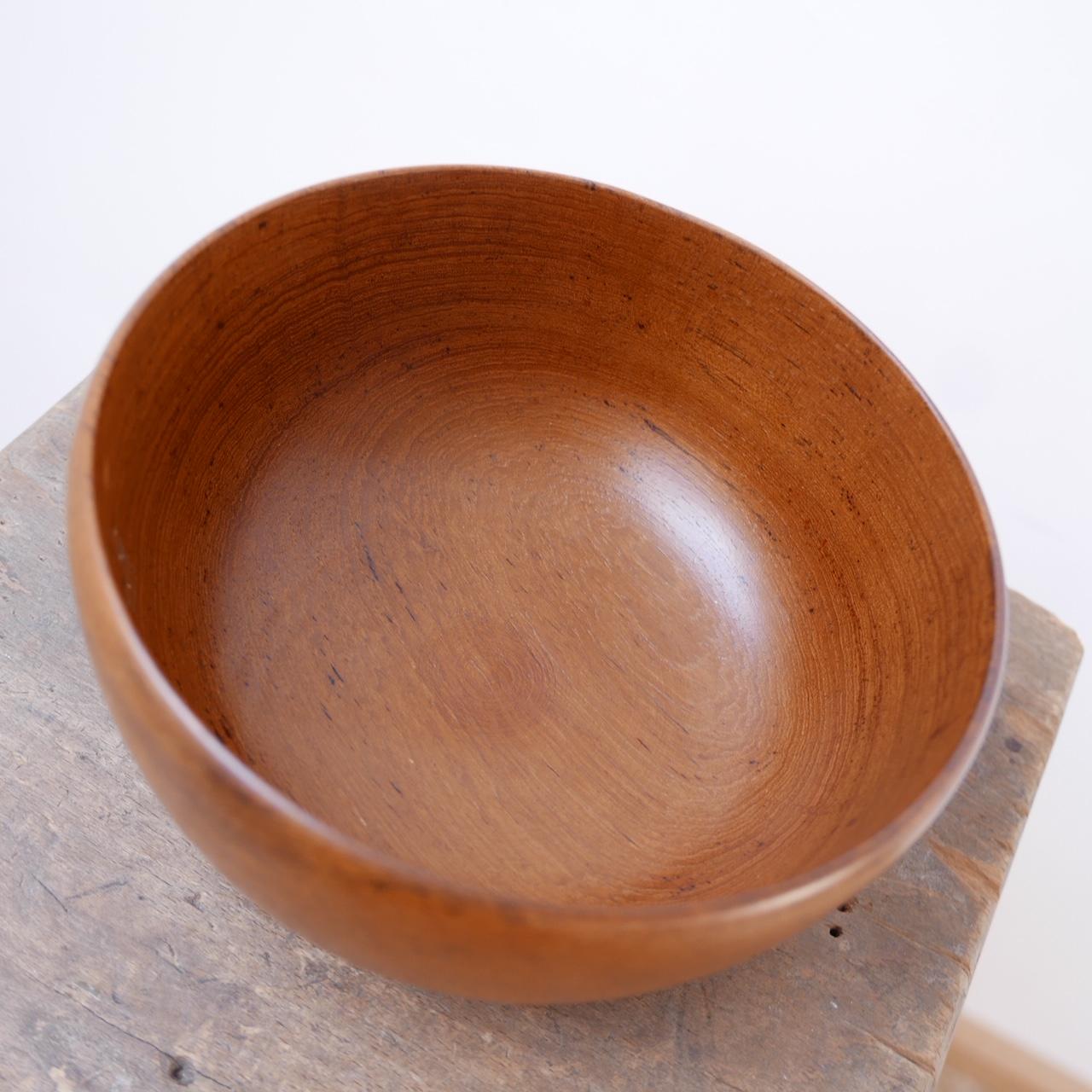 Wood Swedish Mid-Century Teak Bowl For Sale