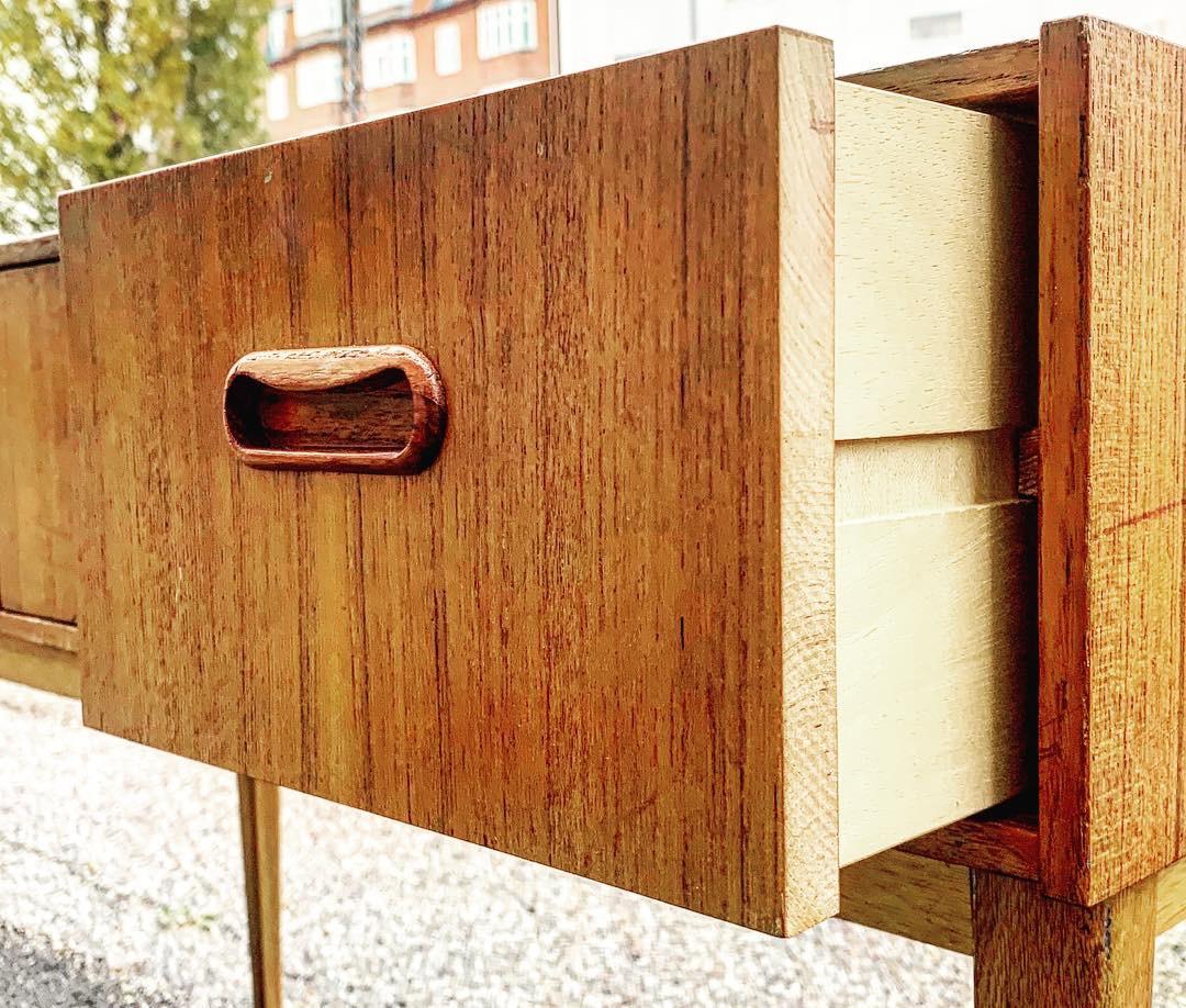 Swedish Midcentury Teak Chest of Drawers, 1960s For Sale 2