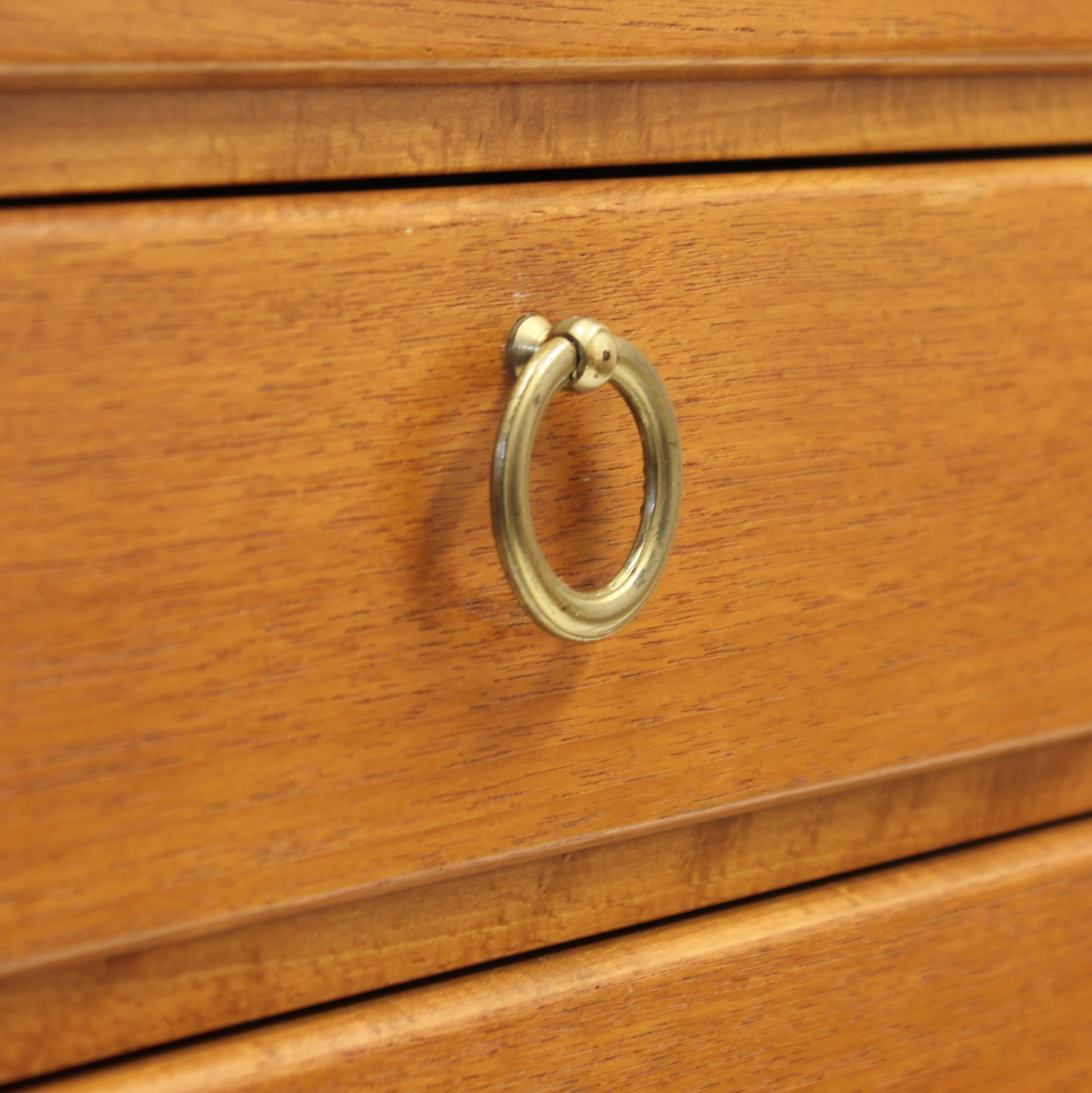 Swedish Mid-Century Teak Chest of Drawers by Treman, 1960s For Sale 6
