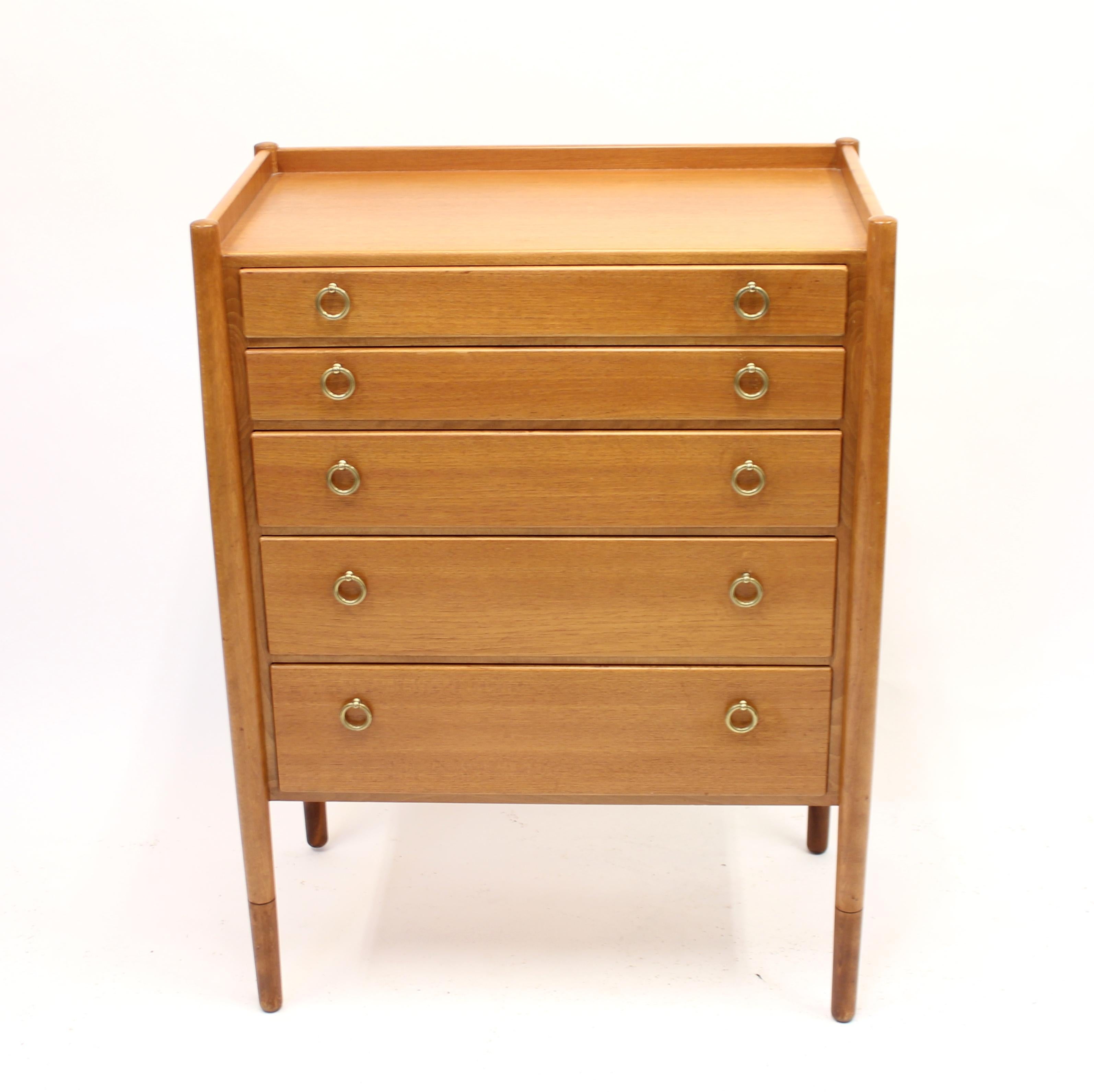 Swedish Mid-Century Teak Chest of Drawers by Treman, 1960s For Sale 2
