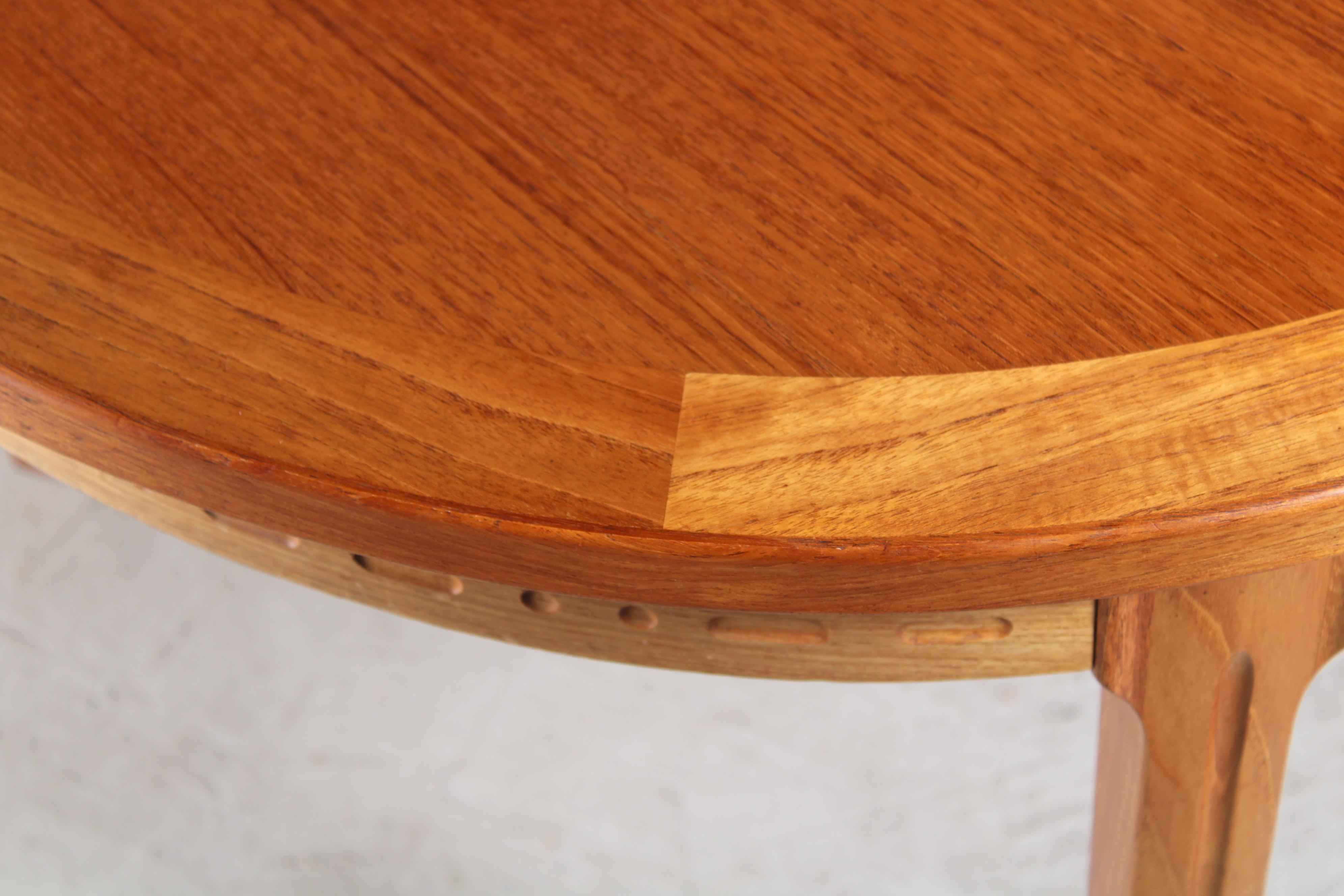 Swedish Mid-Century Teak Dining Table by Nils Jonsson for Troeds 5