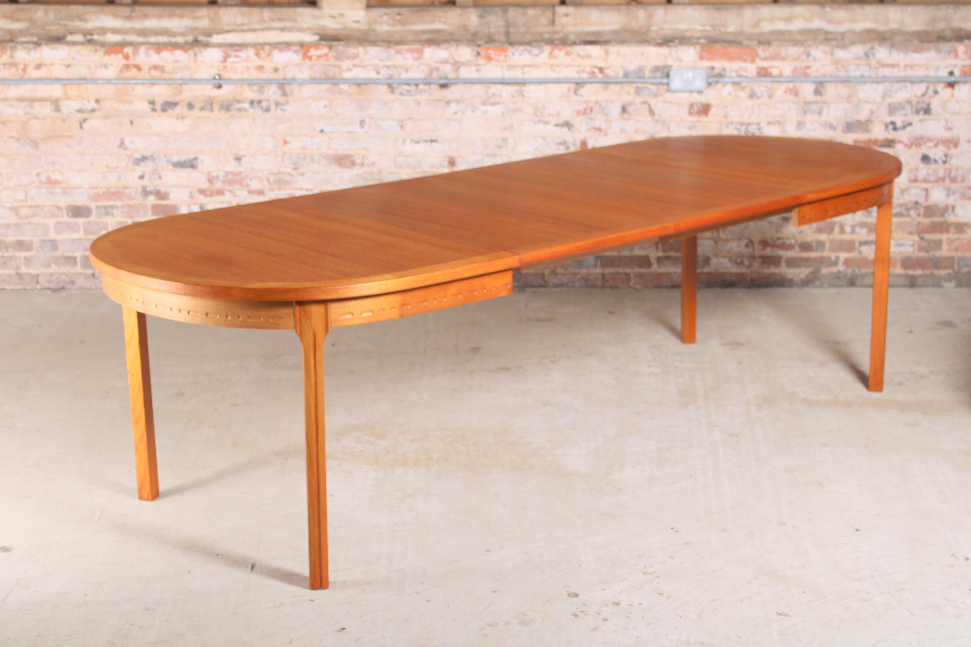 20th Century Swedish Mid-Century Teak Dining Table by Nils Jonsson for Troeds