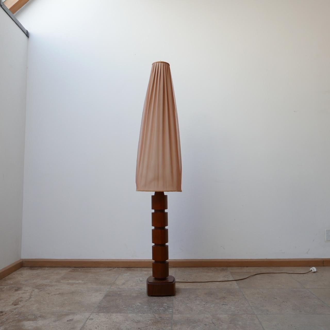 20th Century Swedish Mid-Century Teak Floor Lamp