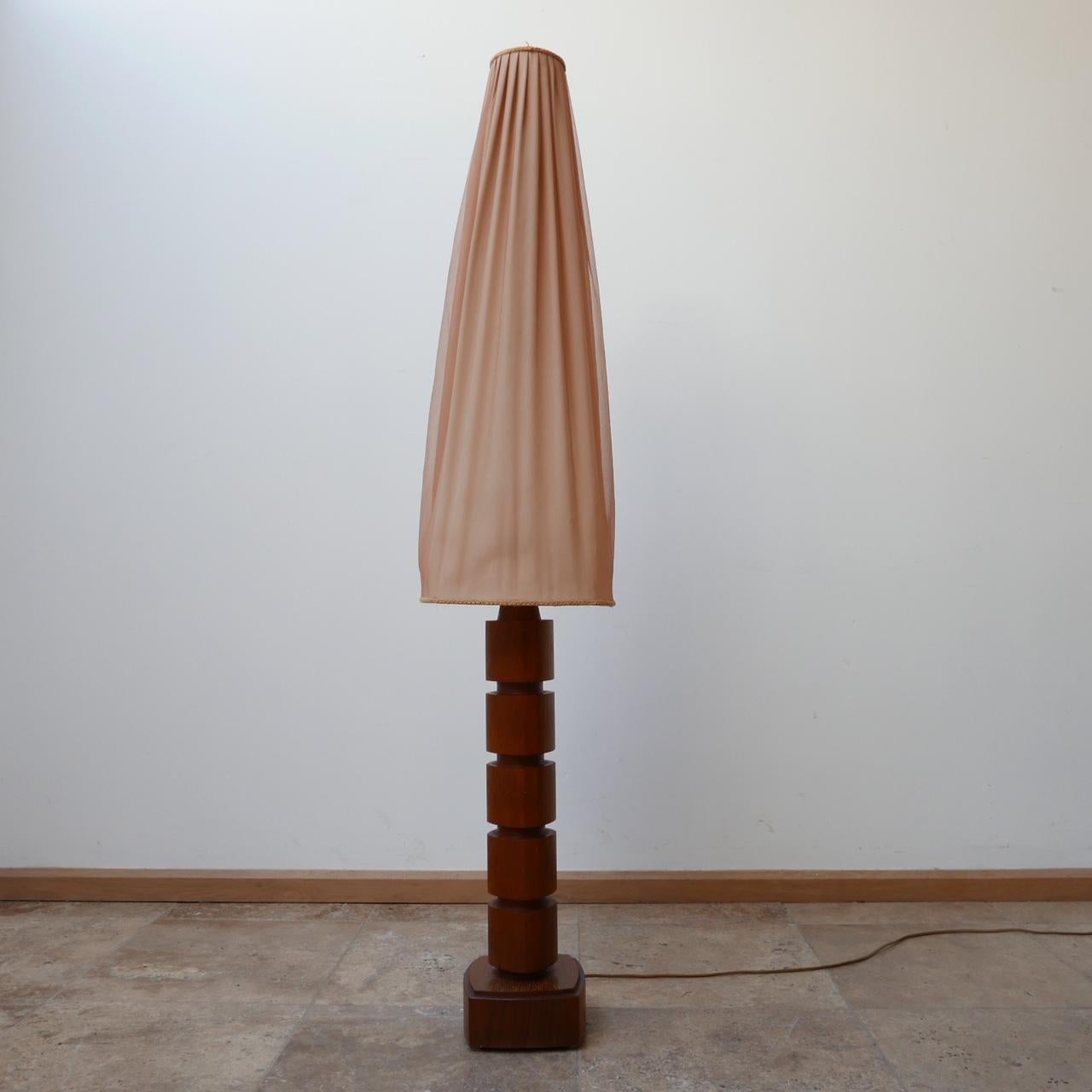 Swedish Mid-Century Teak Floor Lamp 1