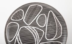 Swedish Midcentury Upsala Ekeby Ceramic Charger by Ingrid Atterberg