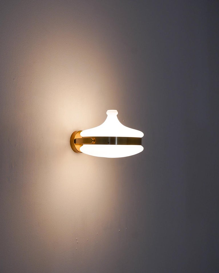 Swedish Mid Century Wall Lamps in Brass and Glass Falkenbergs For Sale — free download