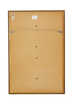 Miroir mural suédois du milieu du siècle par Glas et Tra