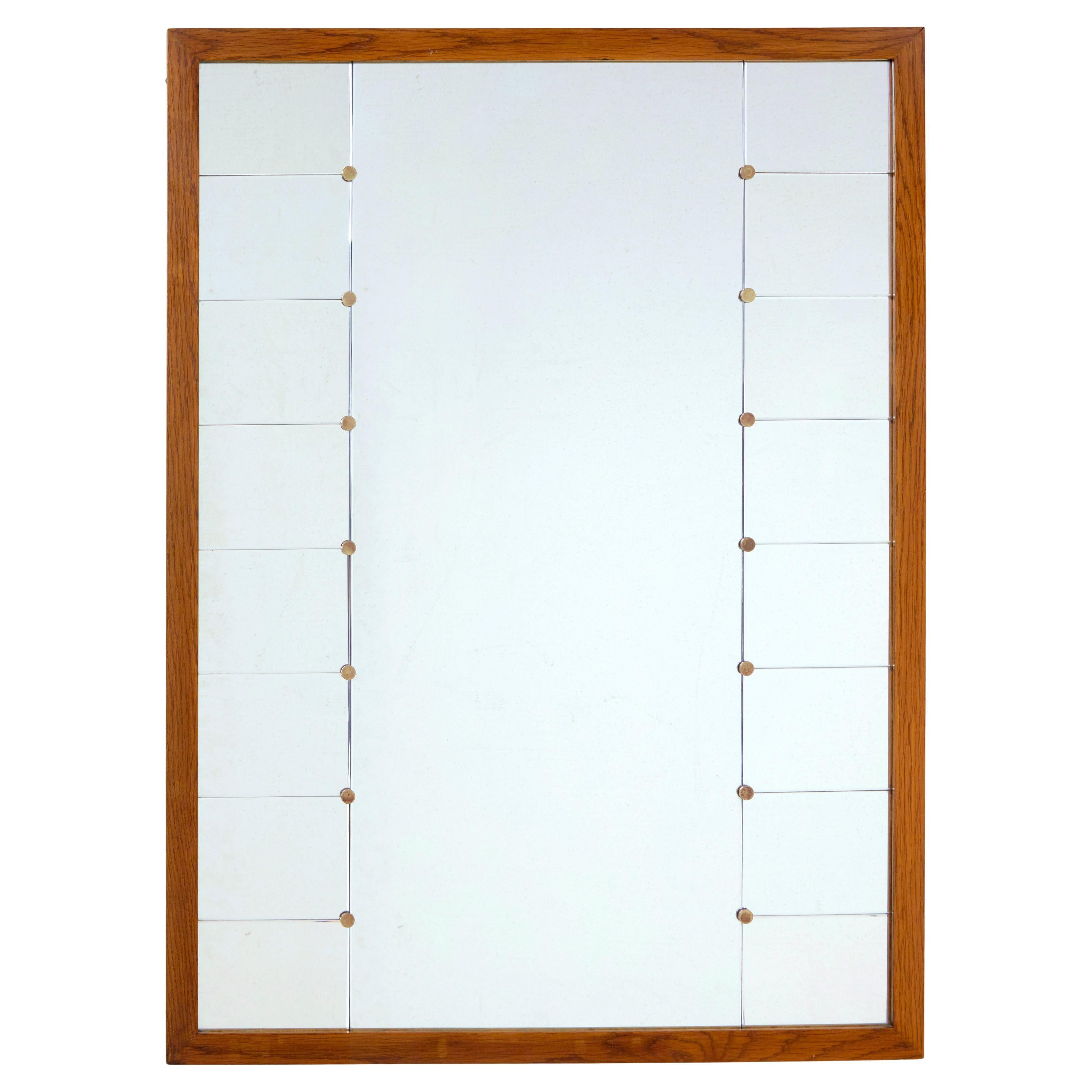 Swedish mid century wall mirror by G&T