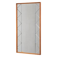 Espejo de pared sueco de mediados de siglo
