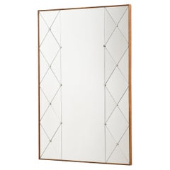 Espejo de pared sueco de mediados de siglo