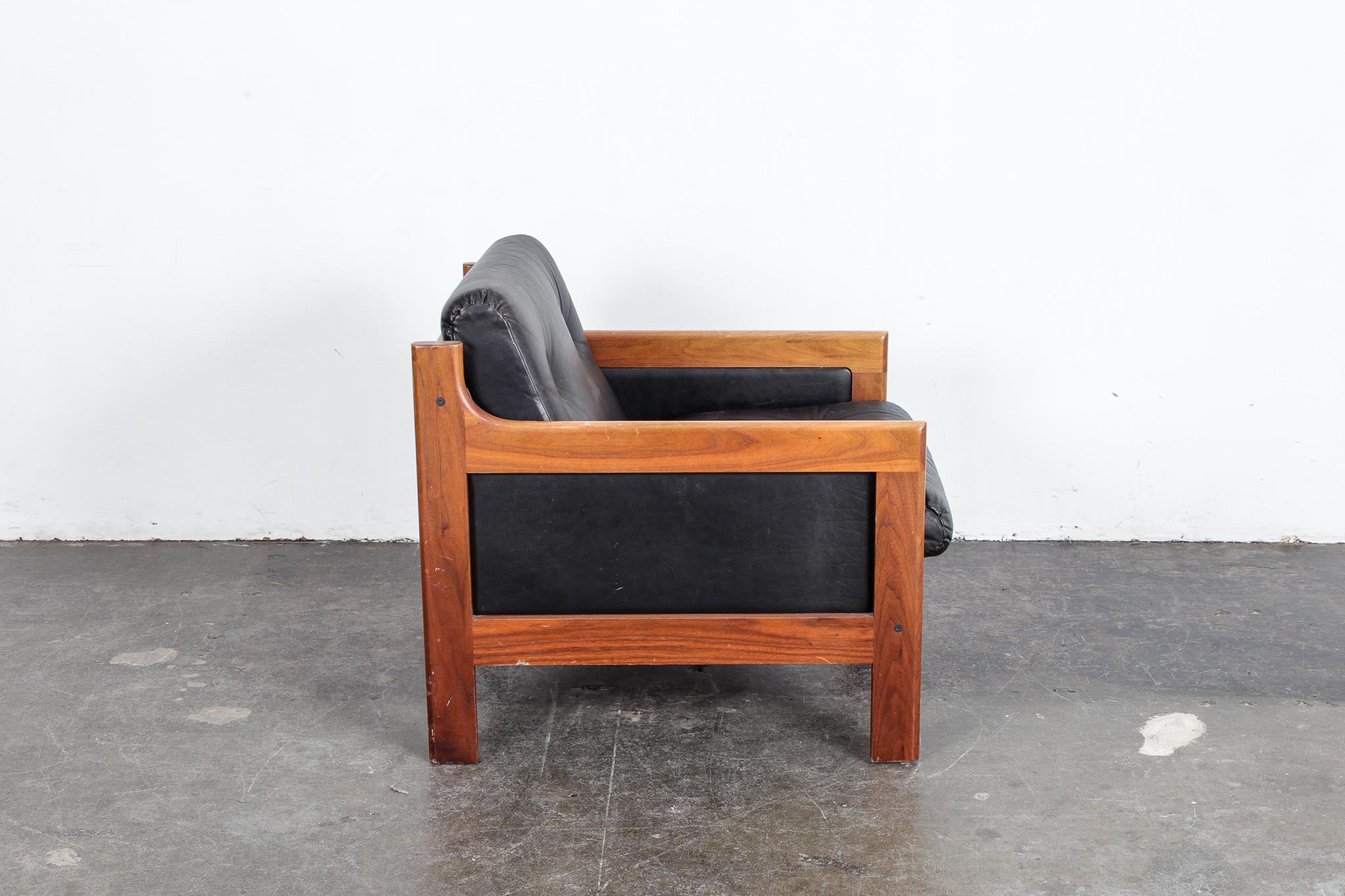 swedish leather chair
