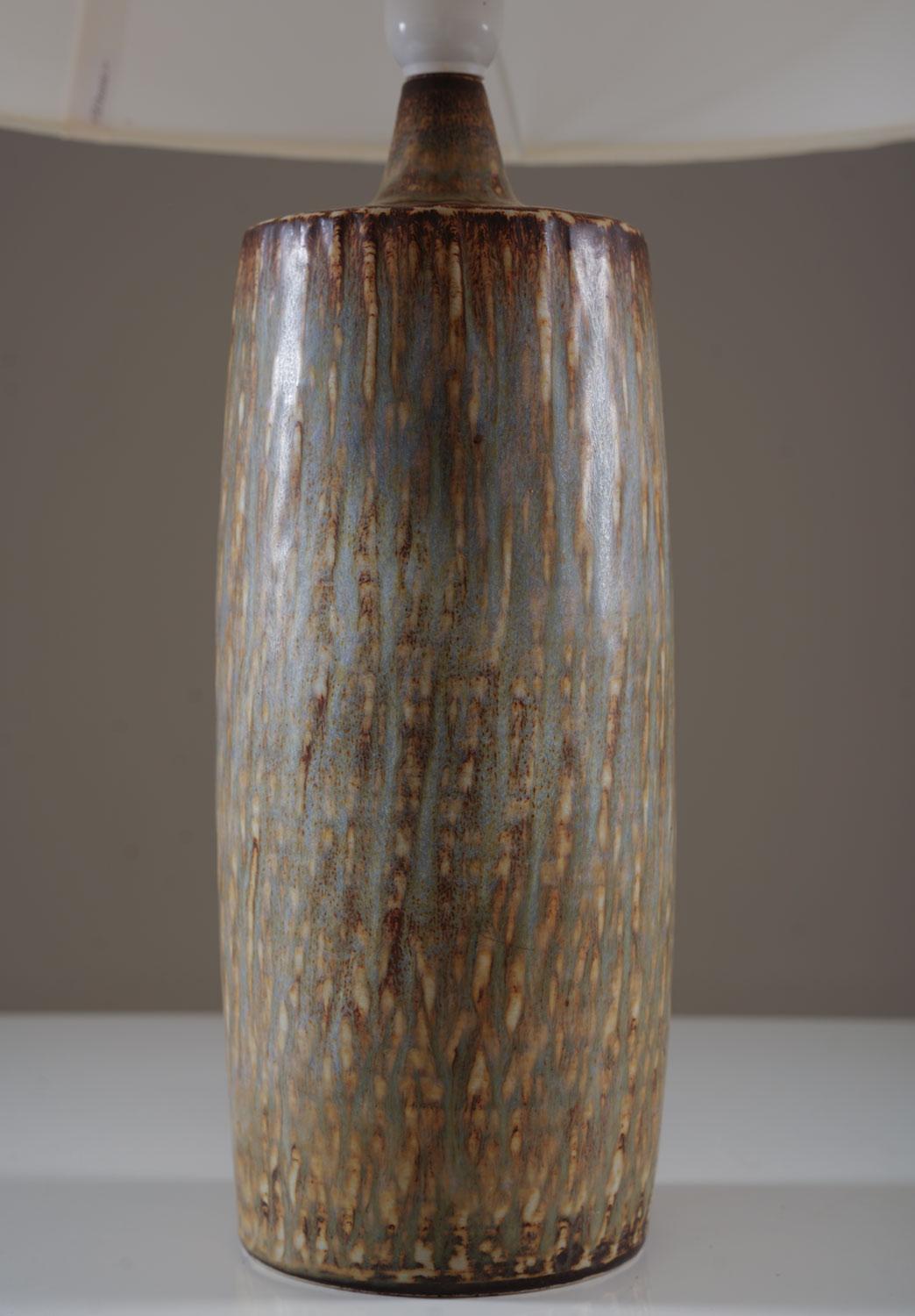 Scandinavian Modern Swedish Midcentury Ceramic Table Lamp by Gunnar Nylund