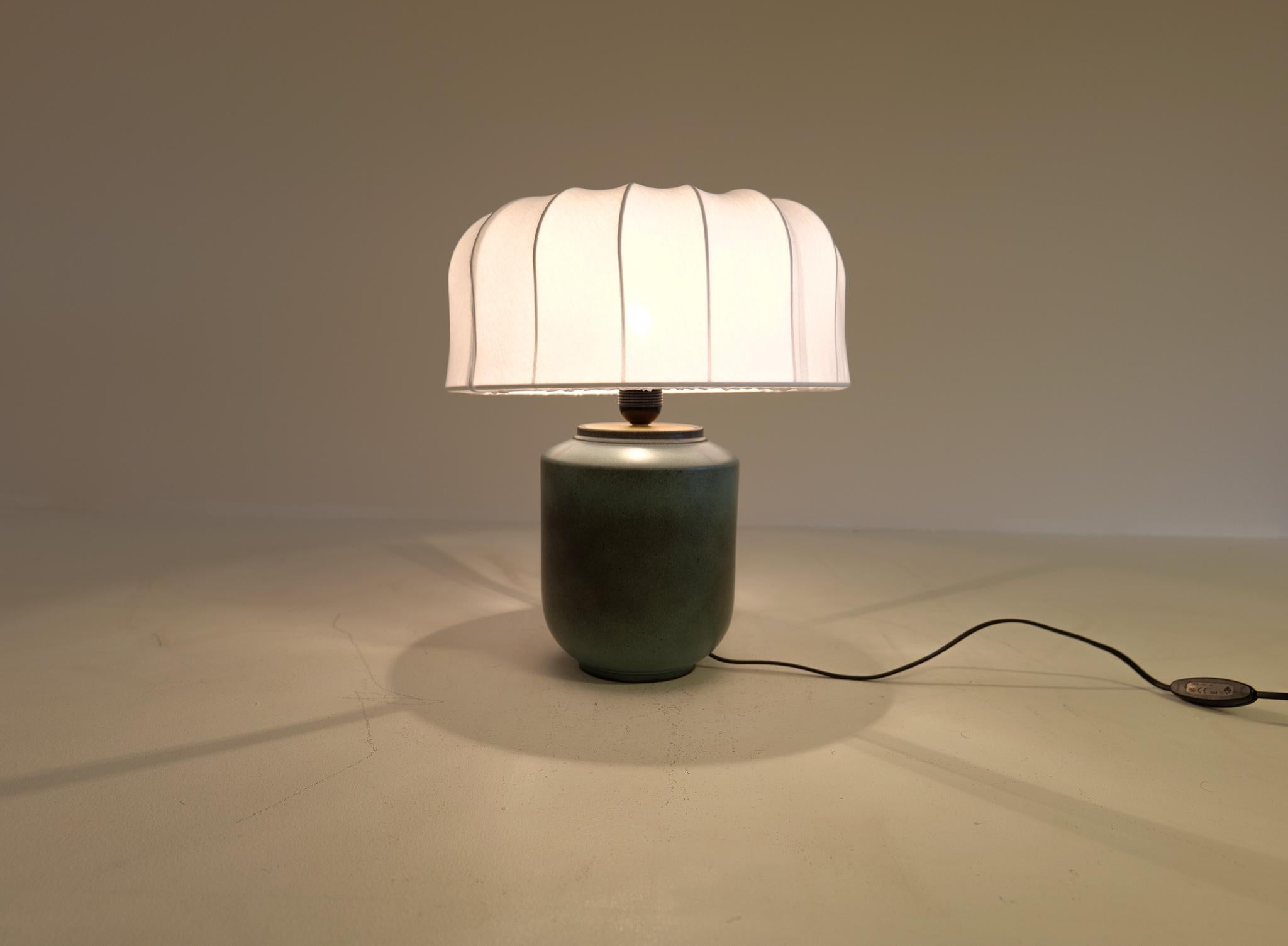 Midcentury Modern Ceramic Table Lamp by Gunnar Nylund Rörstrand Sweden 1950s  7