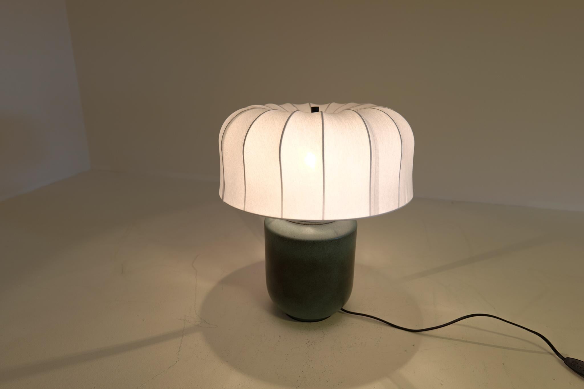 Midcentury Modern Ceramic Table Lamp by Gunnar Nylund Rörstrand Sweden 1950s  8