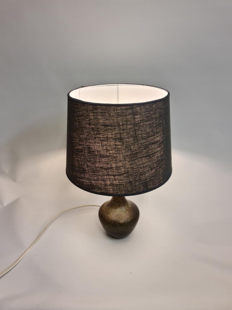 Swedish Midcentury Ceramic Table Lamp by Gunnar Nylund Rörstrand For Sale 1