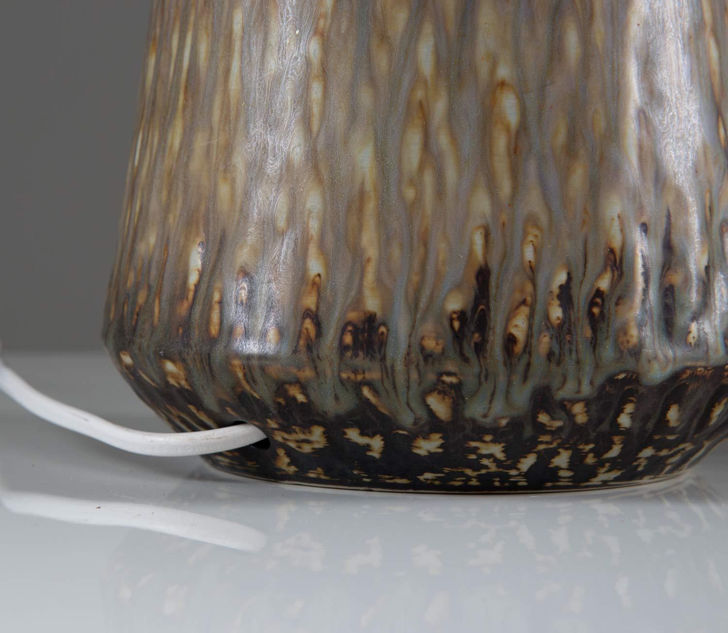 20th Century Swedish Midcentury Ceramic Table Lamps by Gunnar Nylund