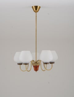Swedish Midcentury Chandelier by ASEA