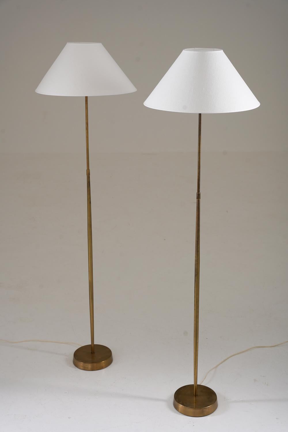 Scandinavian Modern Swedish Midcentury Floor Lamps by ASEA For Sale