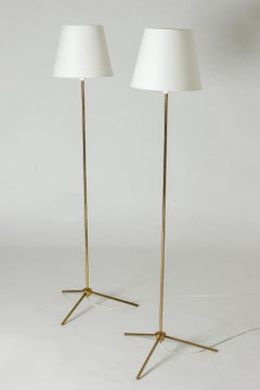 Swedish Midcentury Floor Lamps from Bergboms, Sweden, 1950s