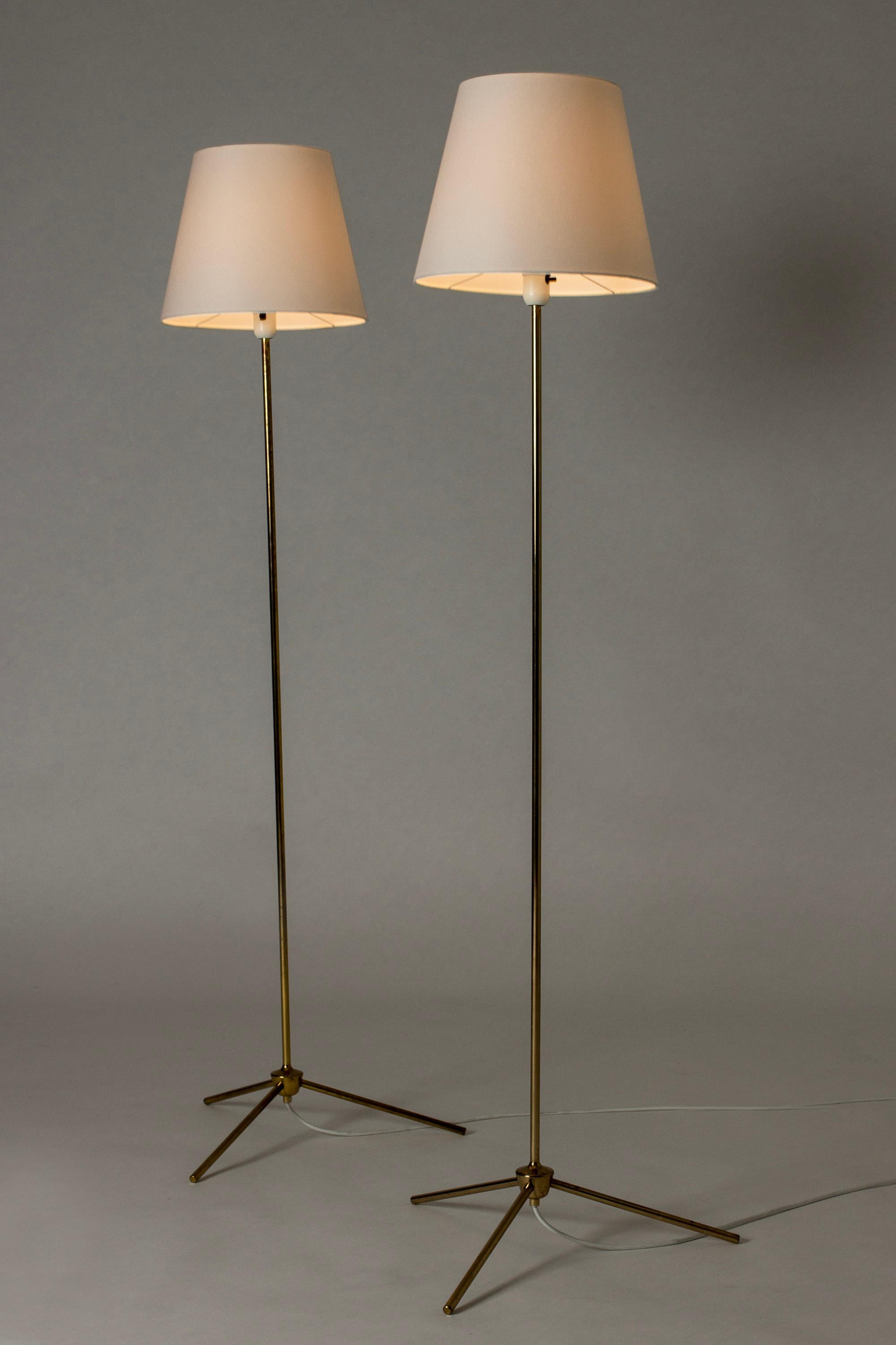 Swedish Midcentury Floor Lamps from Bergboms, Sweden, 1950s For Sale 1