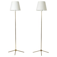 Lampade da terra svedesi del Medioevo di Bergboms, Svezia, anni '50