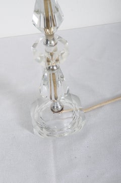 Swedish Midcentury Glass Table Lamp