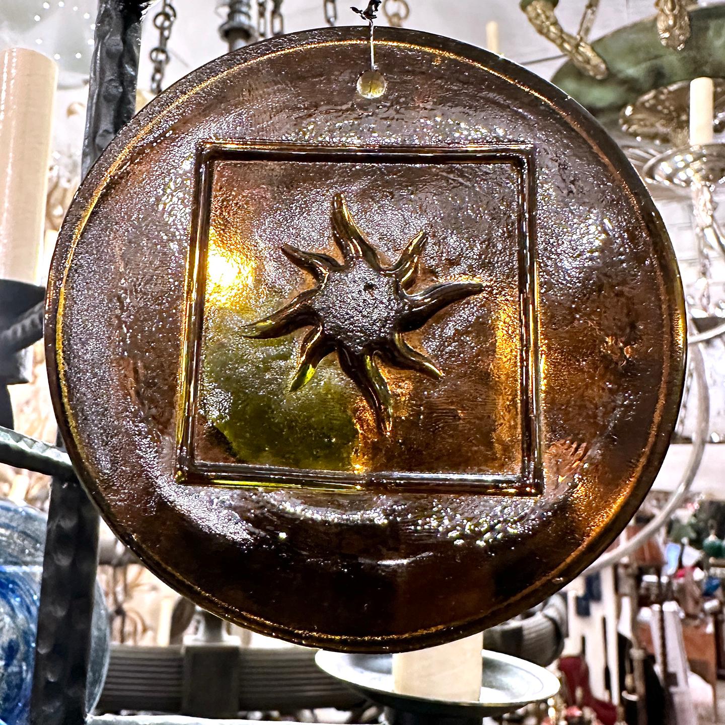 Swedish Midcentury Iron Chandelier For Sale 3