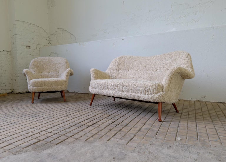 Swedish Mid-Century Lounge Chair 
