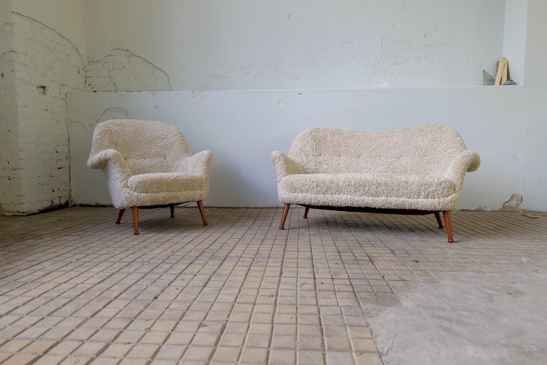 Swedish Mid-Century Lounge Chair 