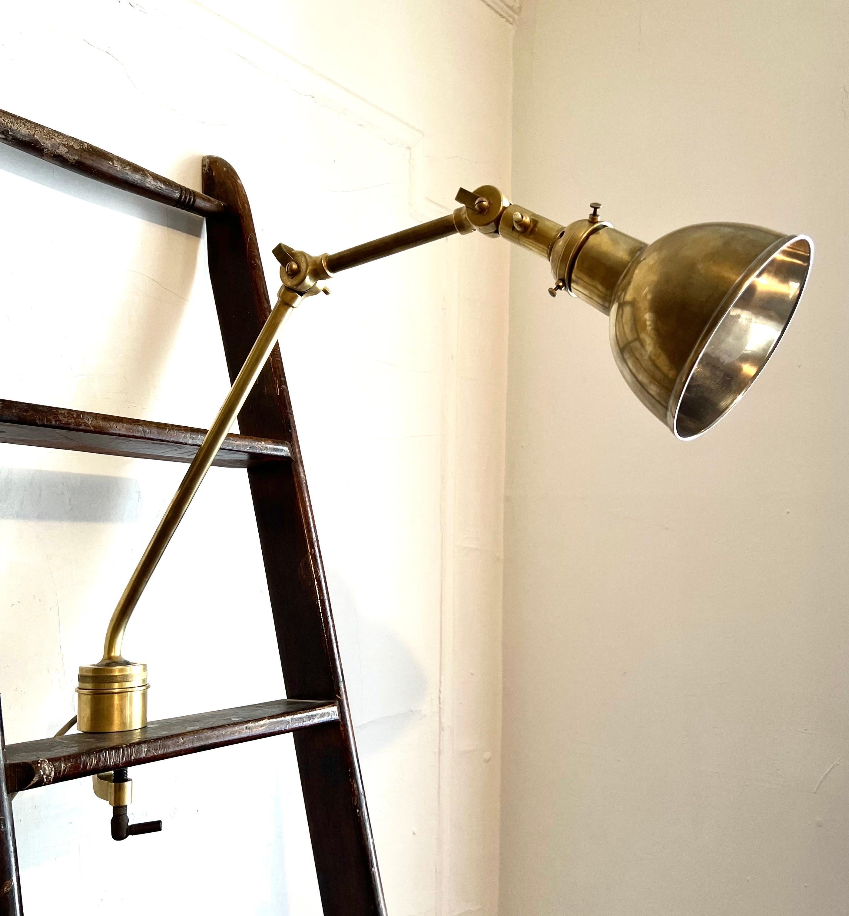 gold clamp lamp