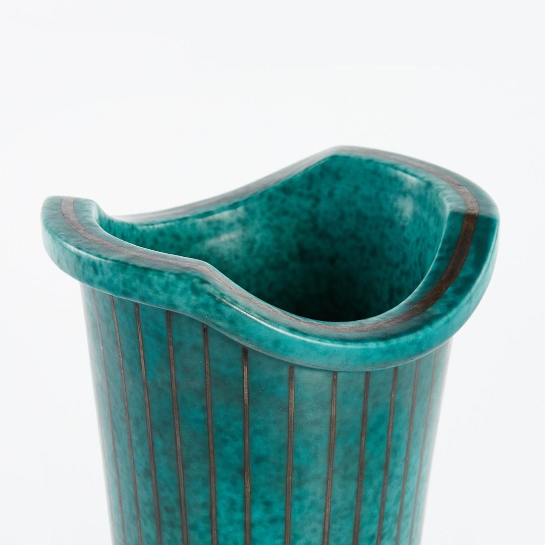 Scandinave moderne Vase suédois en céramique moderne du milieu du siècle dernier, années 1950 en vente
