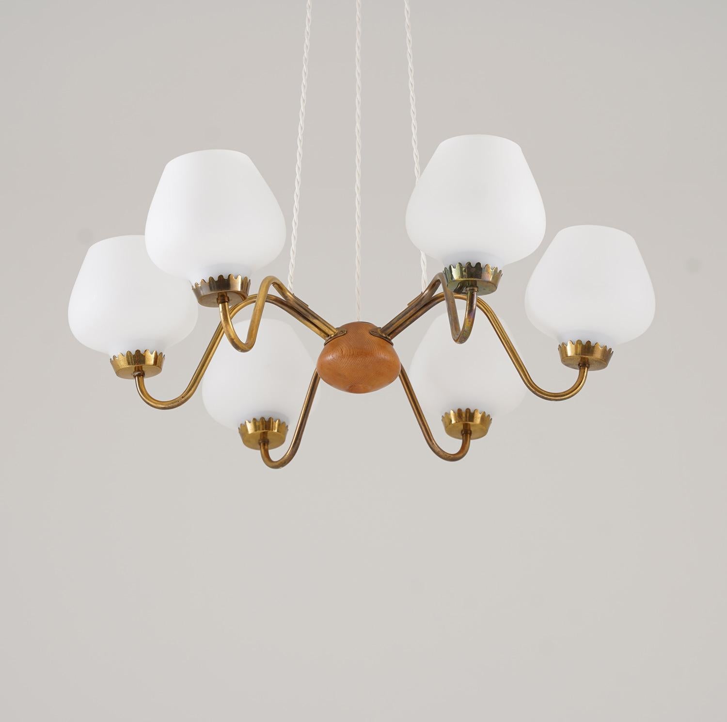 Scandinave moderne Pendentif suédois du milieu du siècle par ASEA Modèle A4126 en vente