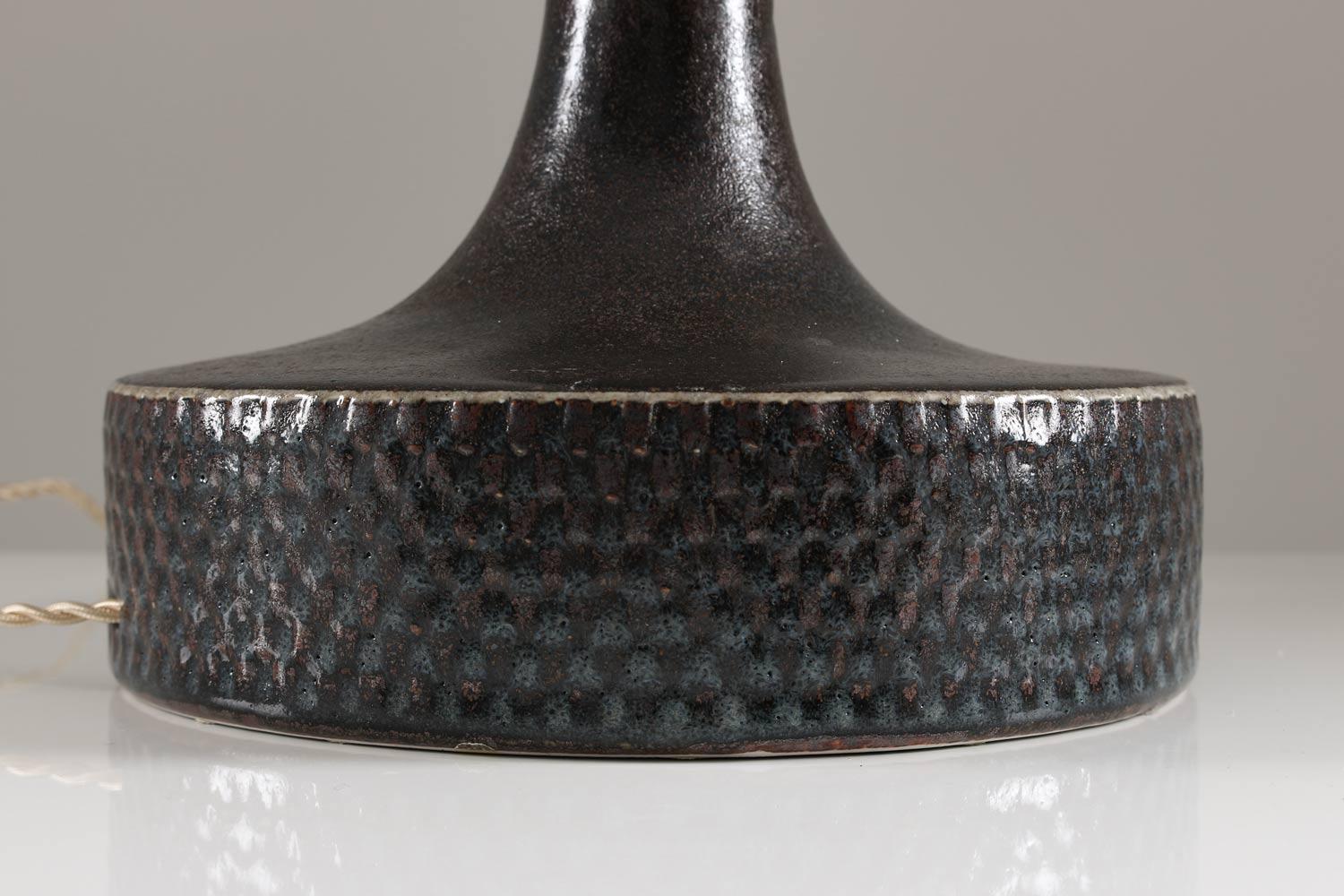 Scandinavian Modern Swedish Midcentury Stoneware Table Lamp by Stig Lindberg for Gustavsberg