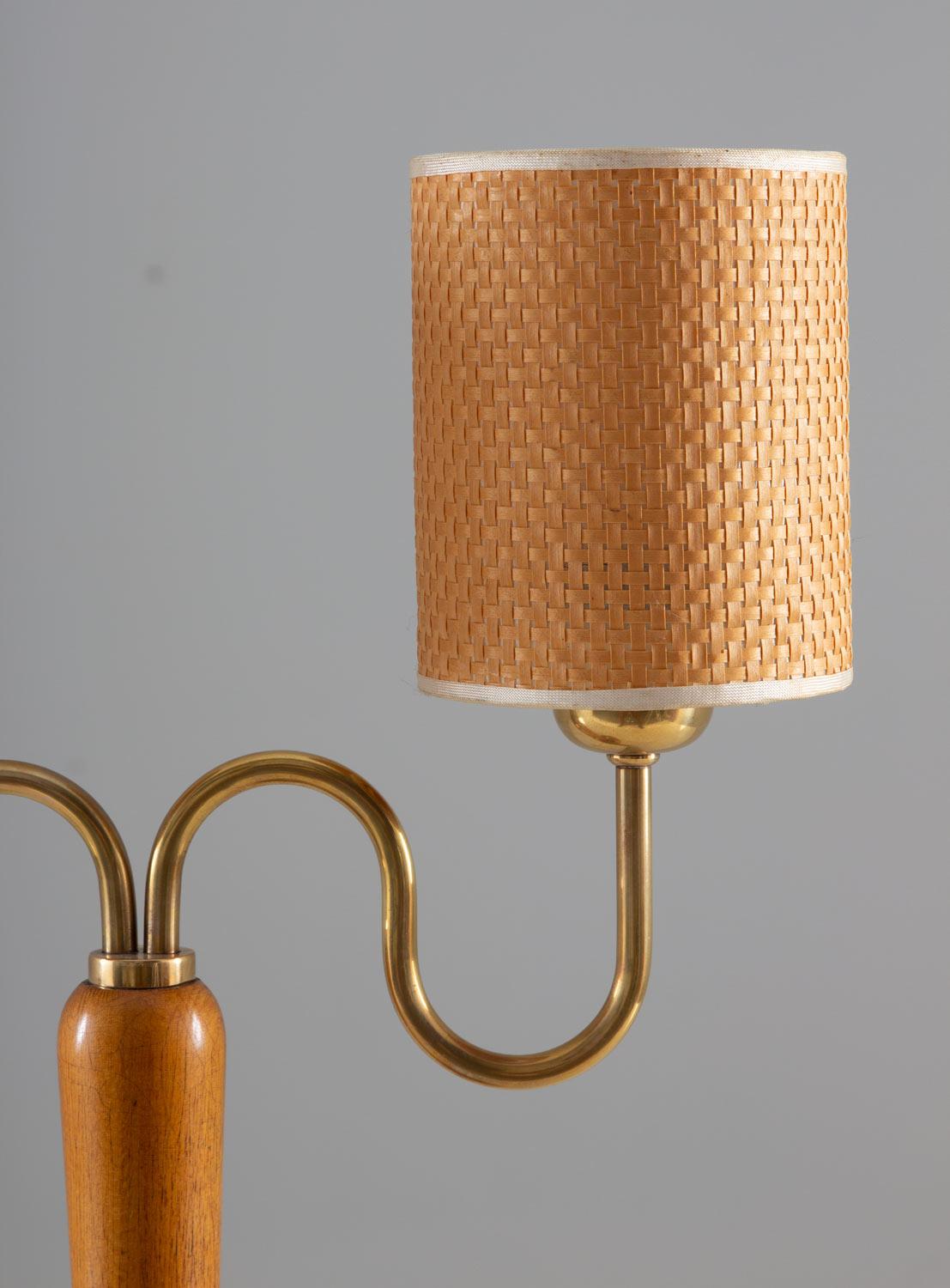 Scandinavian Modern Swedish Midcentury Table Lamp by IWO, 1940s