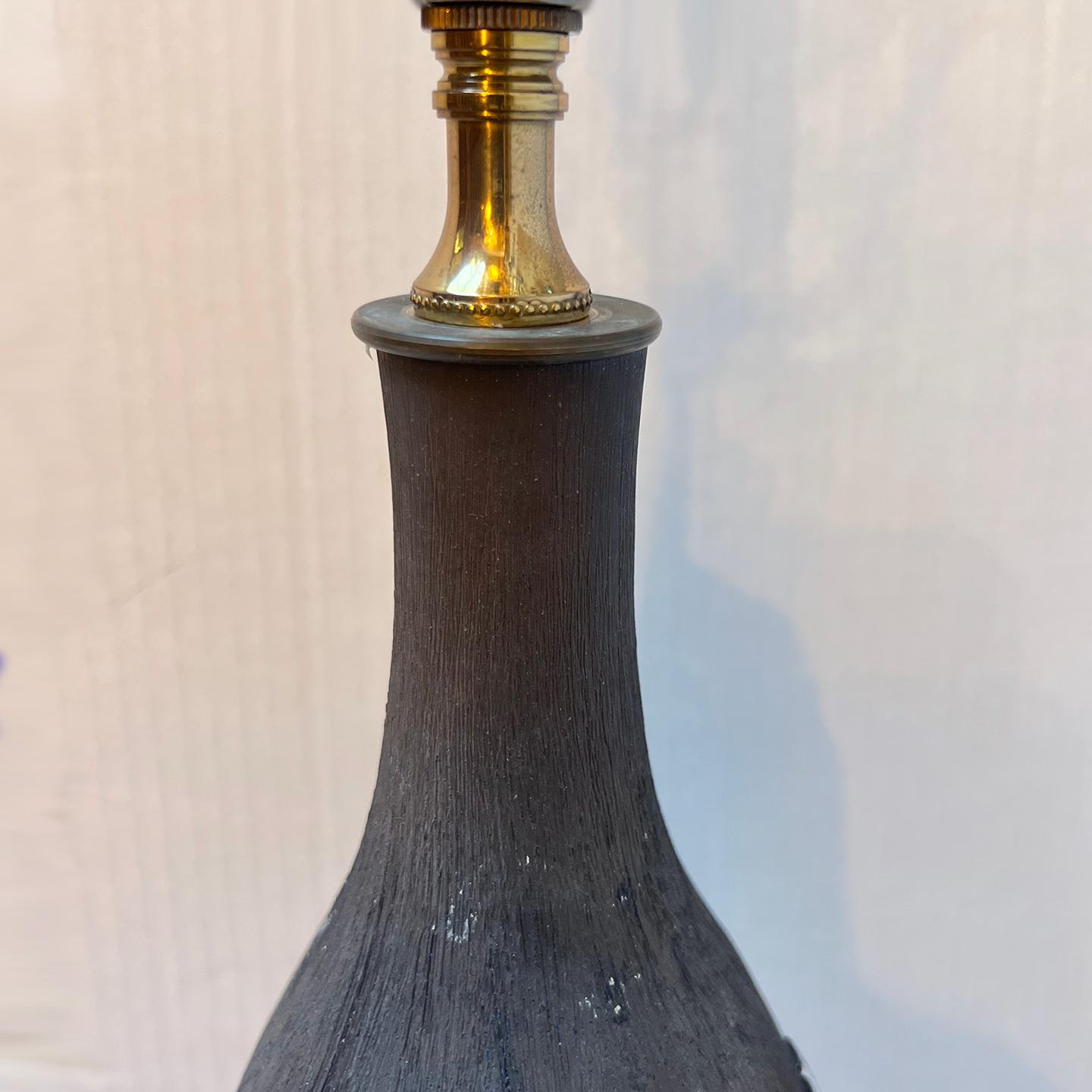 A circa 1960's Swedish ceramic lamp.

Measurements: 
Height of body: 15