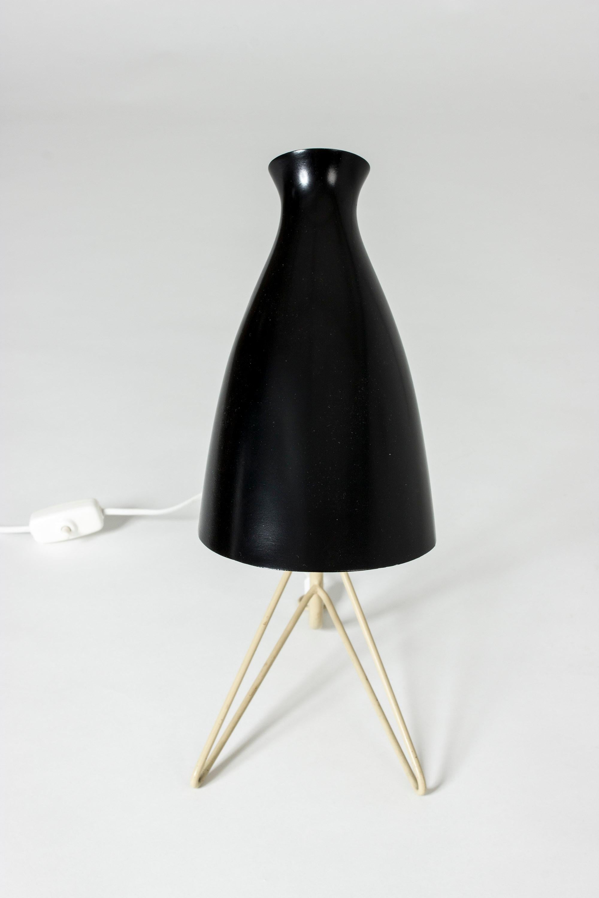 Metal Swedish Midcentury Table Lamp