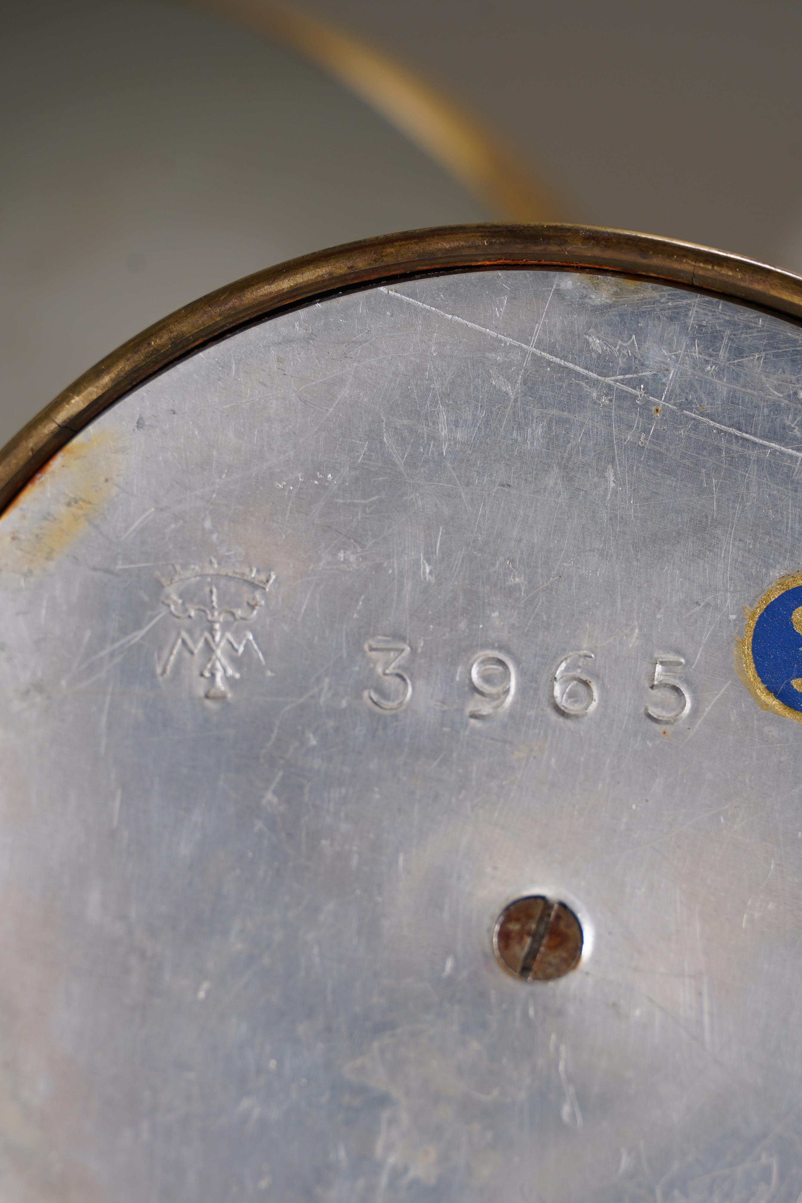 Lampe de table suédoise du milieu du siècle en laiton par Malmö Metallvarufabrik en vente 1
