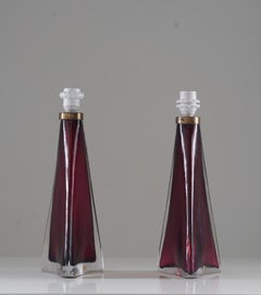 Swedish Midcentury Table Lamps by Carl Fagerlund for Orrefors