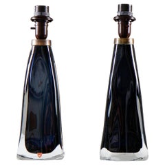Swedish Midcentury Table Lamps by Carl Fagerlund for Orrefors