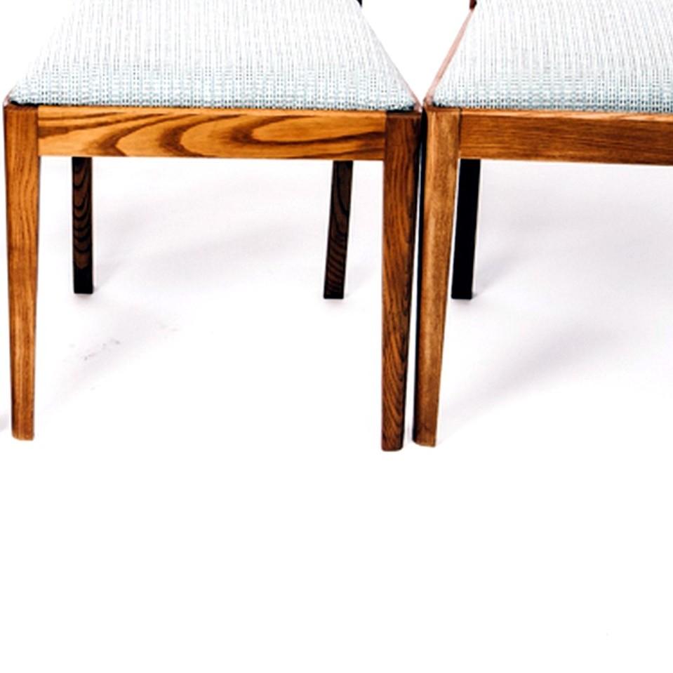 Scandinavian Modern Swedish Midcentury Teak Chairs Set of Four, 1950s For Sale