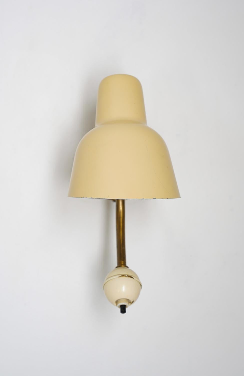 Swedish Midcentury Wall Lamp by Bertil Brisborg for Nordiska Kompaniet 'NK' In Good Condition In Karlstad, SE