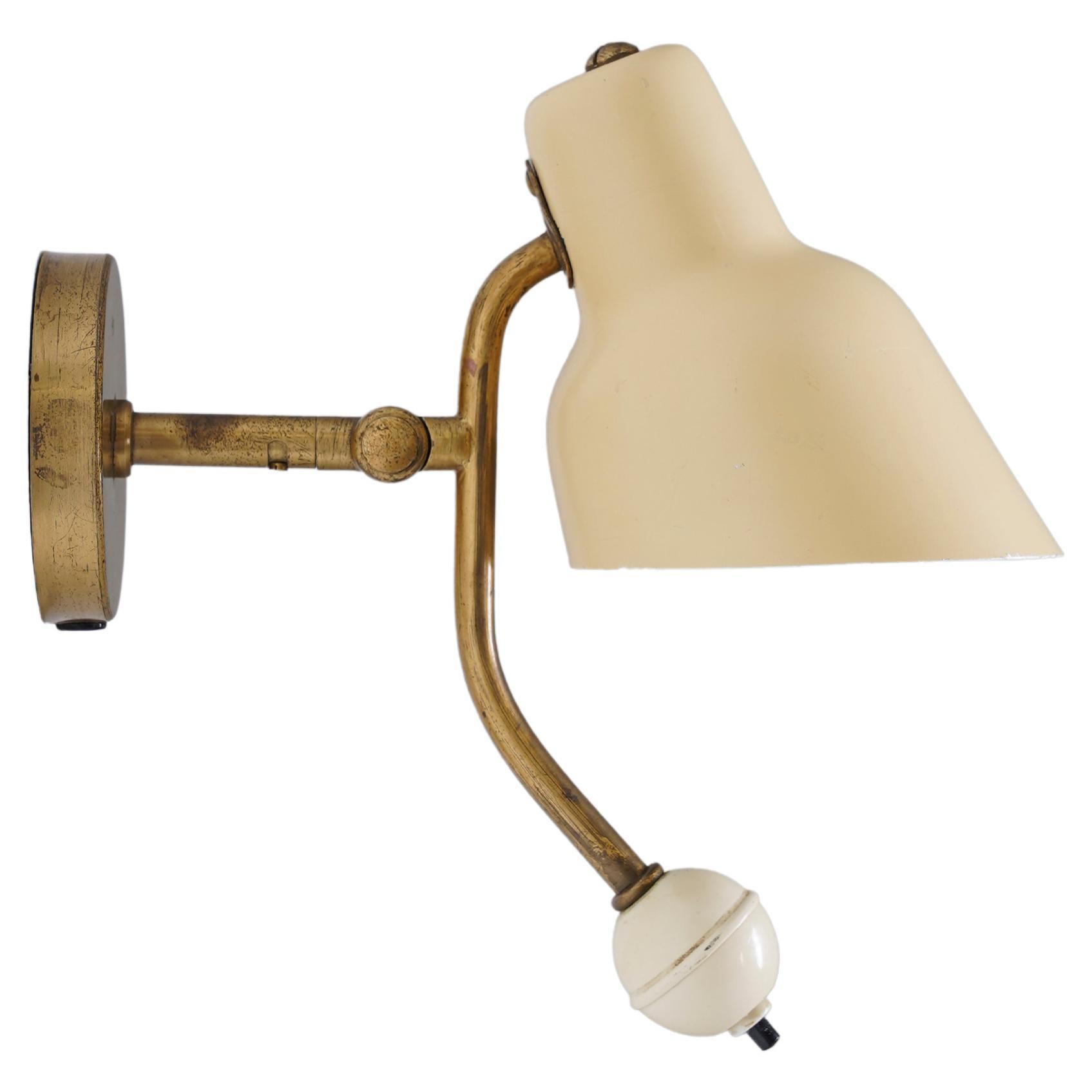 Swedish Midcentury Wall Lamp by Bertil Brisborg for Nordiska Kompaniet 'NK'