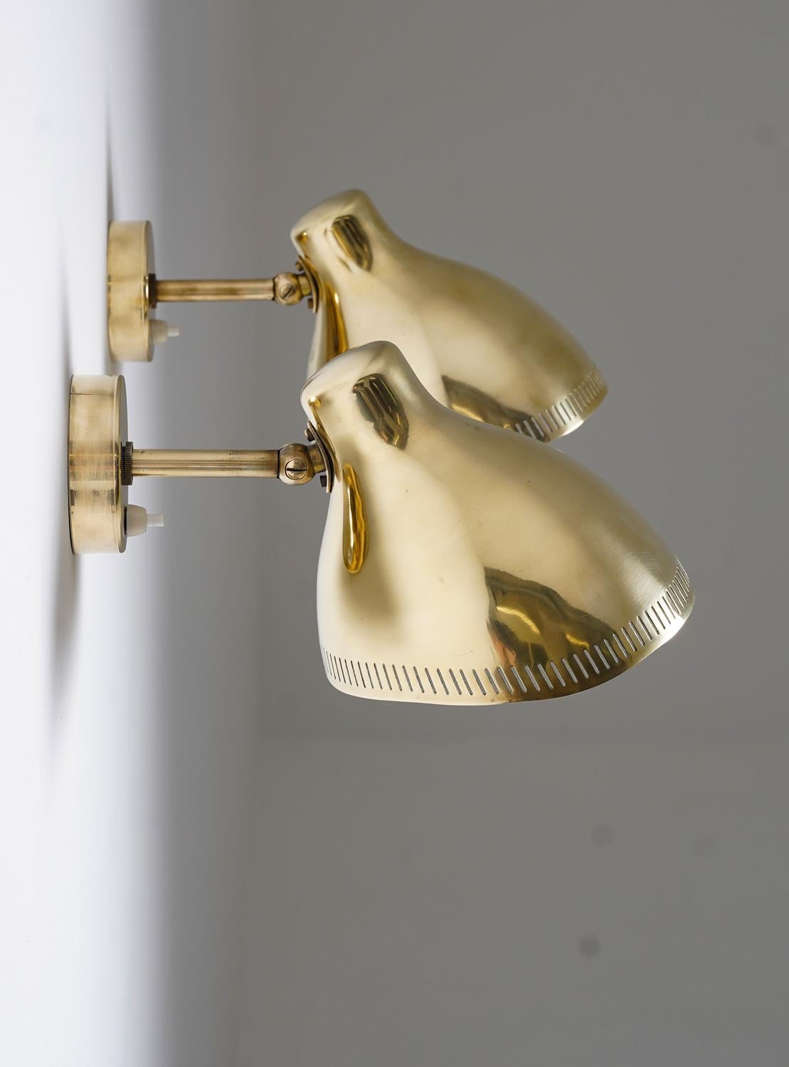 Lámparas de pared suecas de mediados de siglo by ASEA Moderno de mediados de siglo en venta